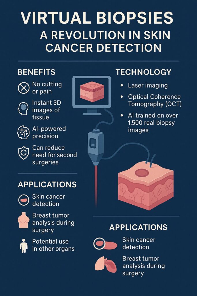 Virtual Biopsies Infographics - A revolution in Skin Cancer Detection
