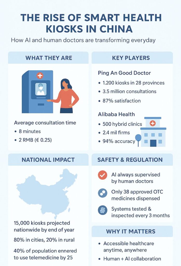 Figures of the rise of smart health kiosks in China