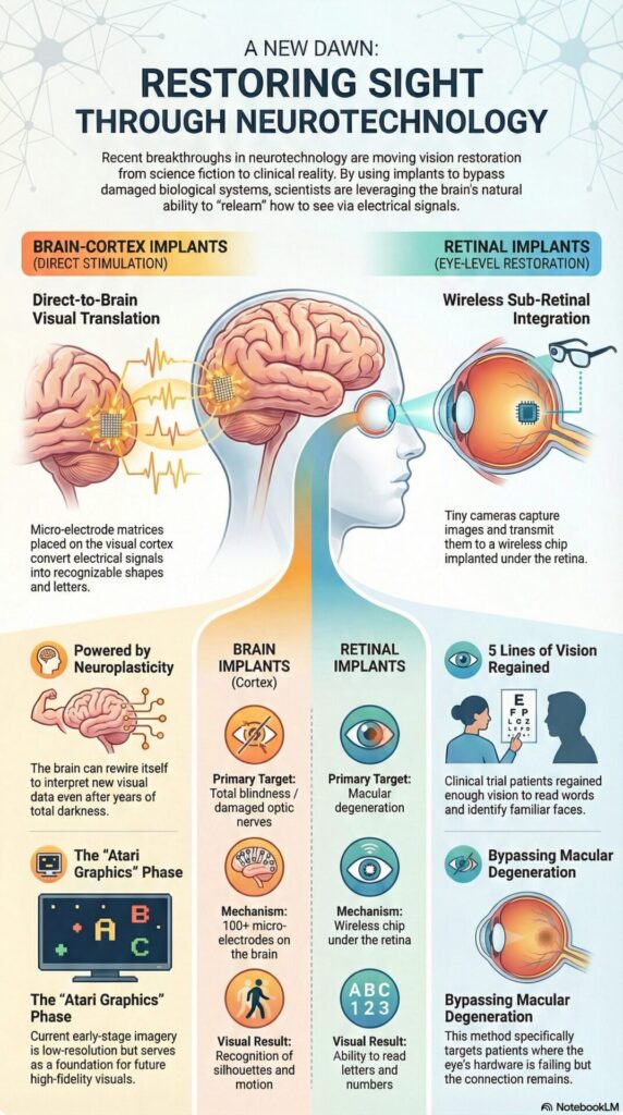 Infographics - Restoring Sight through Neurotechnology