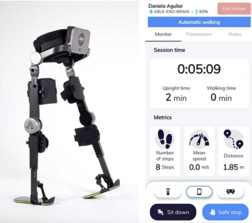 ABLE Human Motion Exoskeleton - It collects valuable biomedical data during every step