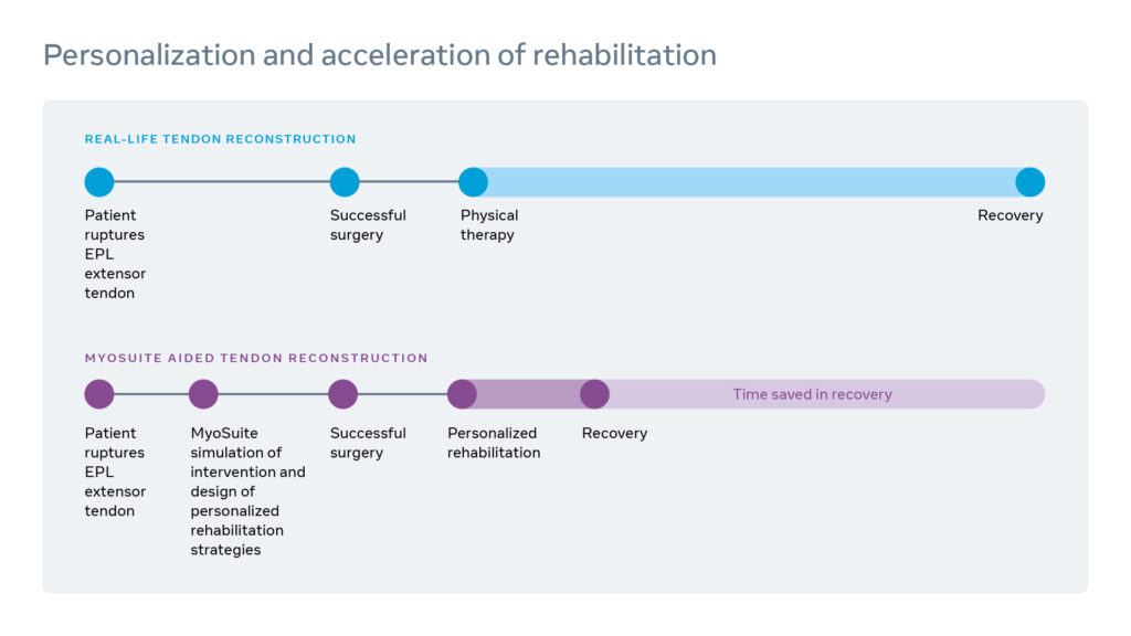 MyoSuite - Personalization and acceleration of rehabilitation