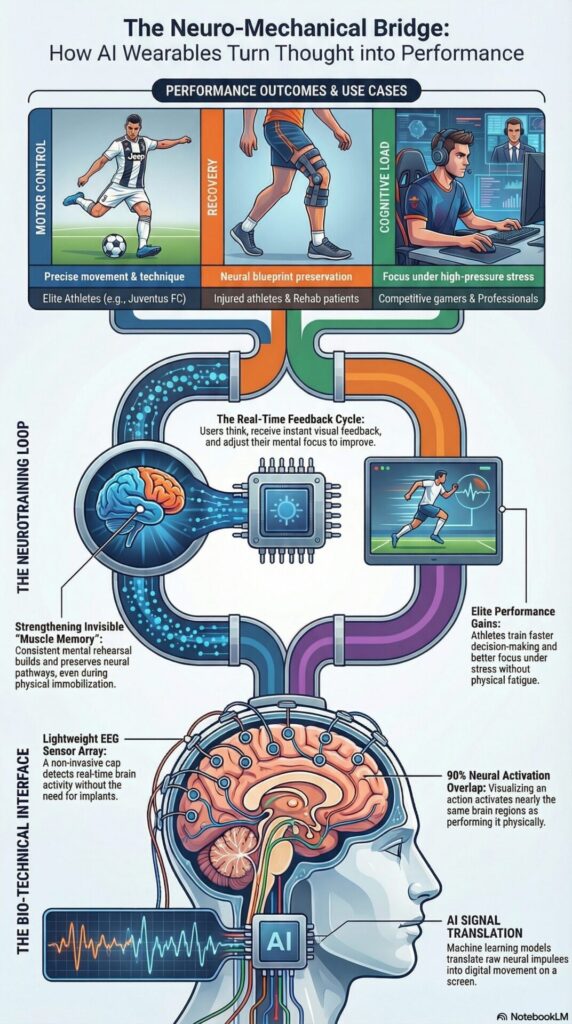 i-BrainTech - Infographics - How AI Wearable Turn Thought into Performance