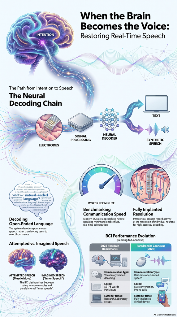 Infographics - When the brain becomes the voice
