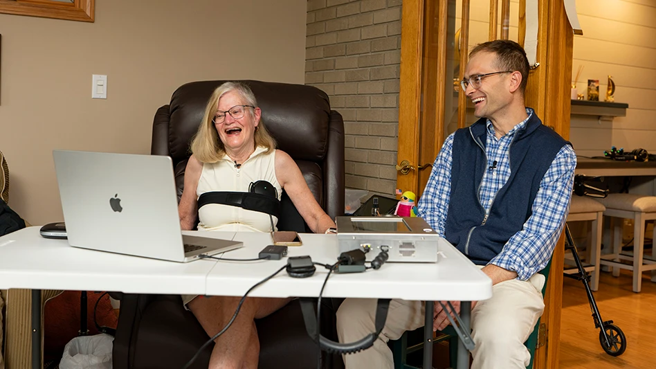 The first participant thanks Connect-One investigator Matthew Willsey, M.D., Ph.D.
CREDIT: PARADROMICS