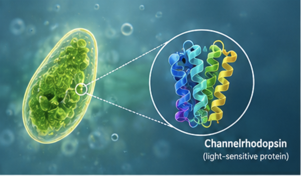 Channelrhodopsin - a light-sensitive protein